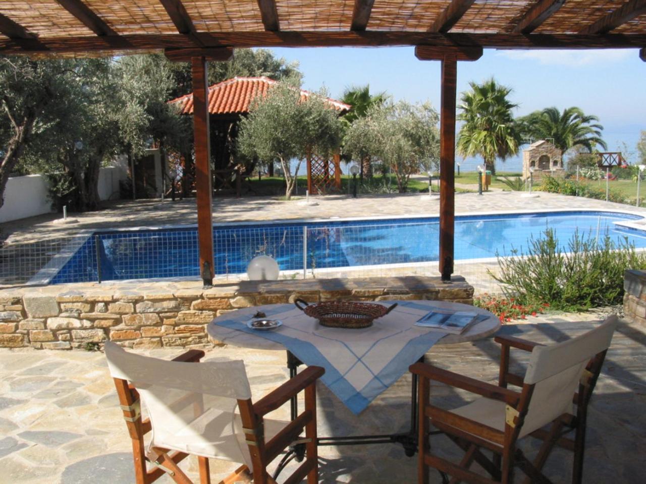Razi Beach Lefokastro Ngoại thất bức ảnh