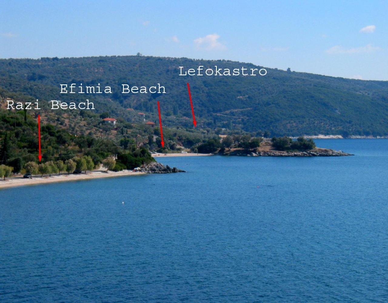 Razi Beach Lefokastro Ngoại thất bức ảnh